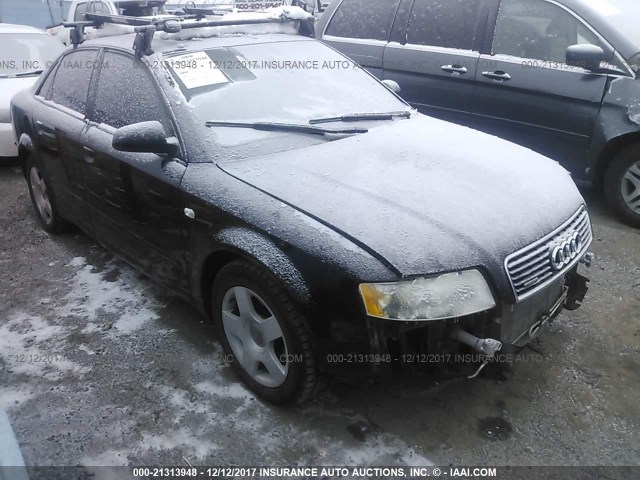 WAULC68E34A252197 - 2004 AUDI A4 1.8T QUATTRO BLACK photo 1