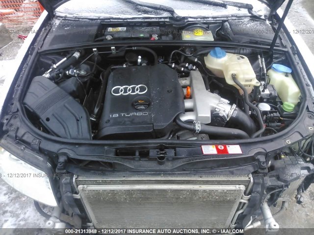 WAULC68E34A252197 - 2004 AUDI A4 1.8T QUATTRO BLACK photo 10