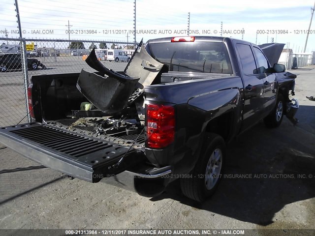 3GCPCREH7EG289518 - 2014 CHEVROLET SILVERADO C1500 LT GRAY photo 4