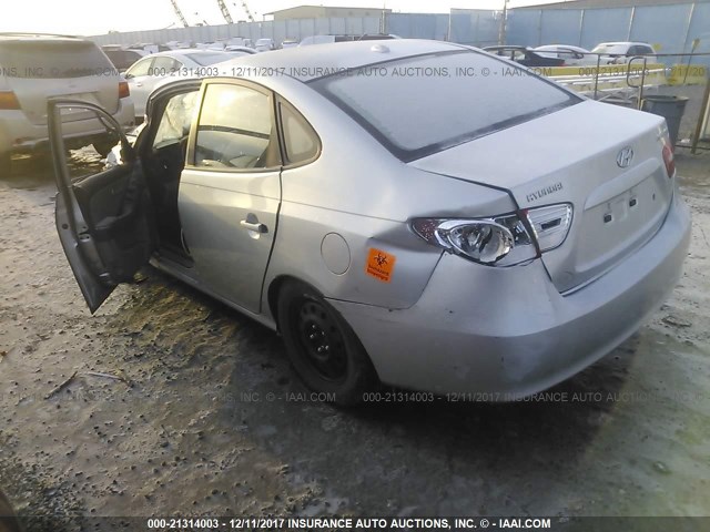 KMHDU46DX8U580199 - 2008 HYUNDAI ELANTRA GLS/SE/LIMITED SILVER photo 3