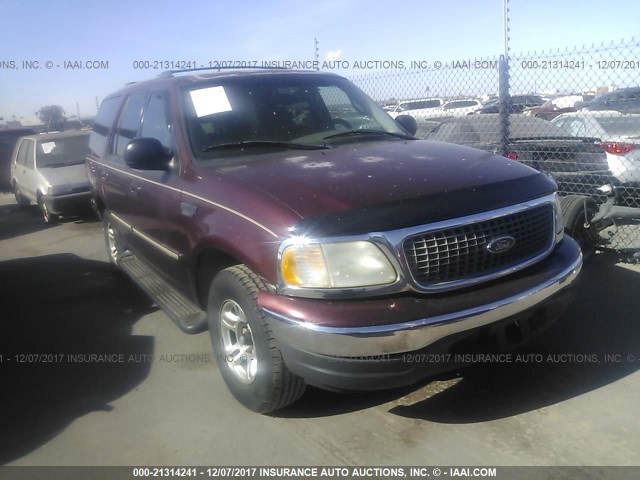1FMRU1568YLB89629 - 2000 FORD EXPEDITION XLT RED photo 1