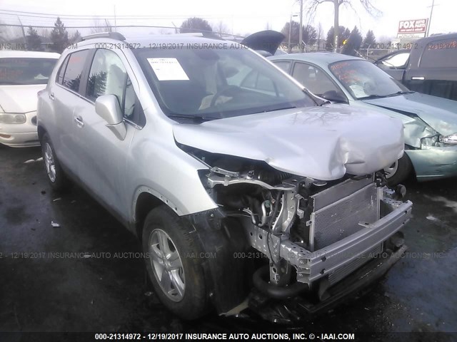 3GNCJLSB7HL232031 - 2017 CHEVROLET TRAX 1LT SILVER photo 1