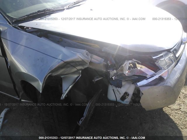 1FAHP35N78W300850 - 2008 FORD FOCUS SE/SEL/SES SILVER photo 6