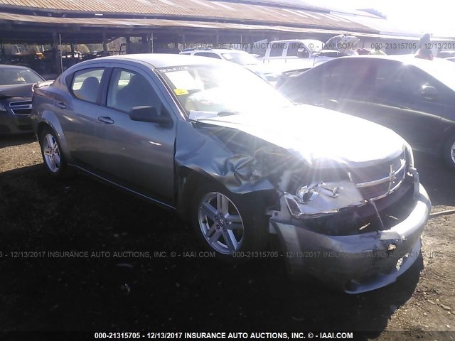 1B3LC56B89N514061 - 2009 DODGE AVENGER SXT/R/T GRAY photo 1