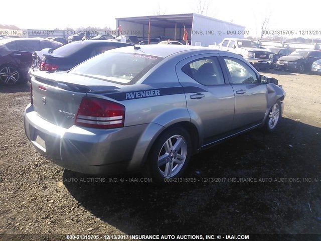 1B3LC56B89N514061 - 2009 DODGE AVENGER SXT/R/T GRAY photo 4