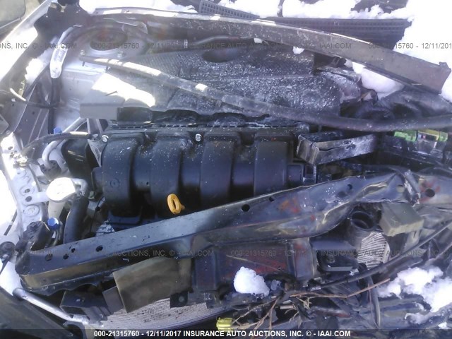 3N1AB7AP5GY306746 - 2016 NISSAN SENTRA S/SV/SR/SL SILVER photo 10