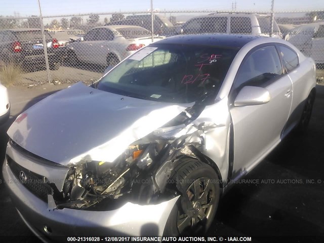 JTKDE167080251375 - 2008 TOYOTA SCION TC 银色 照片 2