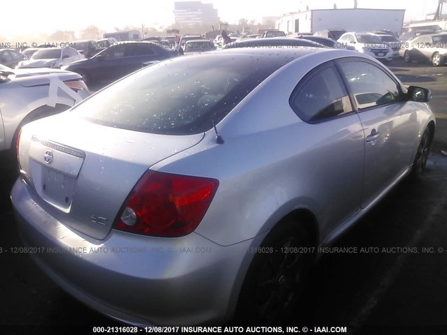 JTKDE167080251375 - 2008 TOYOTA SCION TC 银色 照片 4