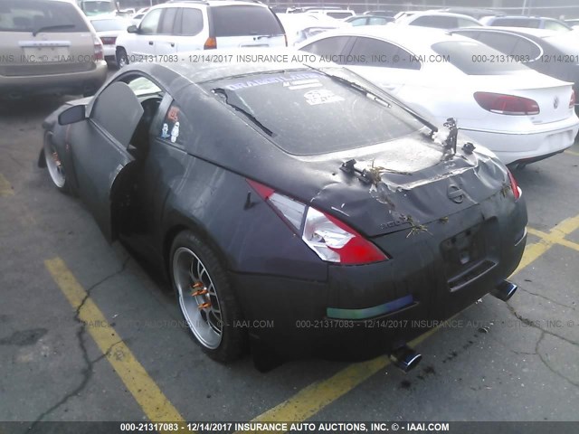 JN1AZ34D65M609640 - 2005 NISSAN 350Z COUPE BLACK photo 3