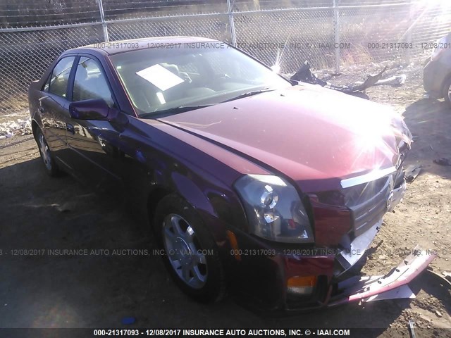 1G6DM57N030107805 - 2003 CADILLAC CTS RED photo 1