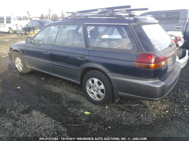 4S3BG6858X6603759 - 1999 SUBARU LEGACY OUTBACK/SSV/LIMITED/30TH BLUE photo 3