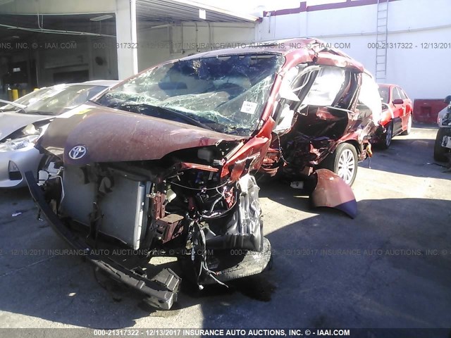 5TDYK3DC1GS748265 - 2016 TOYOTA SIENNA XLE/LIMITED RED photo 6