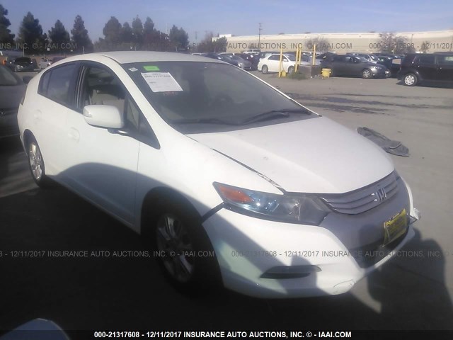 JHMZE2H78BS002431 - 2011 HONDA INSIGHT EX WHITE photo 1