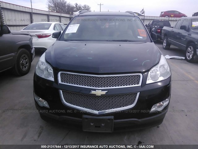 1GNKRLED4BJ135272 - 2011 CHEVROLET TRAVERSE LTZ BLACK photo 6