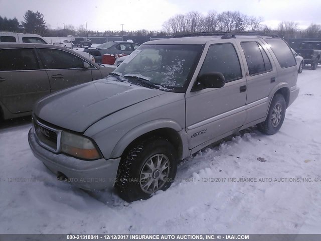 1GKDT13W1Y2392294 - 2000 GMC JIMMY / ENVOY  TAN photo 2