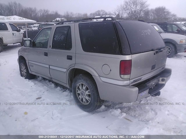 1GKDT13W1Y2392294 - 2000 GMC JIMMY / ENVOY  TAN photo 3