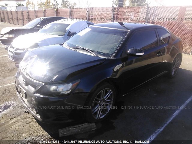 JTKJF5C70B3005749 - 2011 TOYOTA SCION TC 黑色 照片 2
