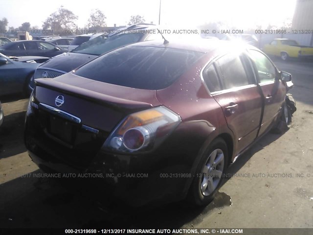 1N4CL21E67C204410 - 2007 NISSAN ALTIMA HYBRID RED photo 4