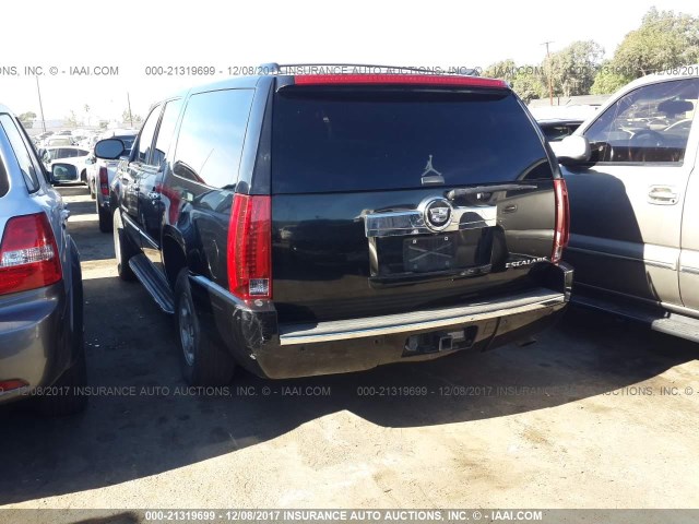 1GYFK66888R113555 - 2008 CADILLAC ESCALADE ESV BLACK photo 3