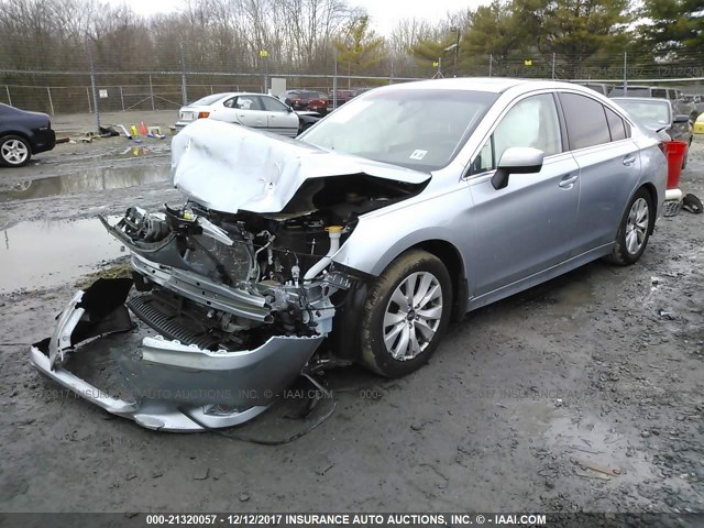 4S3BNAD6XG3054266 - 2016 SUBARU LEGACY 2.5I PREMIUM GRAY photo 2