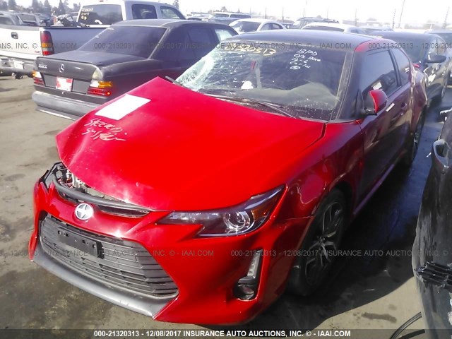 JTKJF5C72GJ015959 - 2016 TOYOTA SCION TC 红色 照片 2