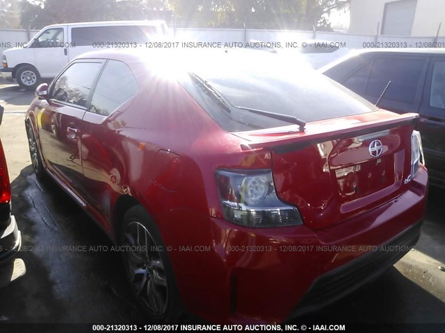 JTKJF5C72GJ015959 - 2016 TOYOTA SCION TC 红色 照片 3