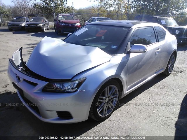 JTKJF5C73B3017734 - 2011 TOYOTA SCION TC ვერცხლისფერი ფოტო 2