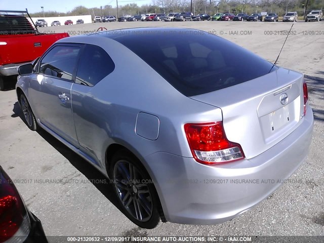 JTKJF5C73B3017734 - 2011 TOYOTA SCION TC ვერცხლისფერი ფოტო 3