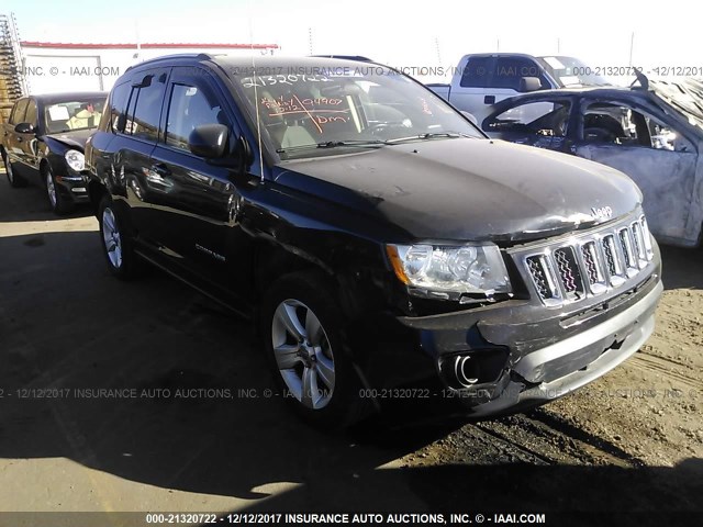 1C4NJCEB4CD631961 - 2012 JEEP COMPASS LATITUDE შავი ფოტო 1