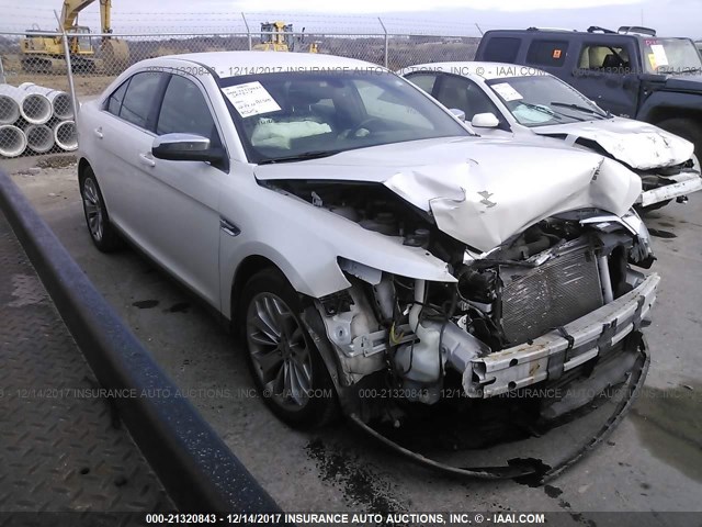 1FAHP2F82EG132026 - 2014 FORD TAURUS LIMITED WHITE photo 1