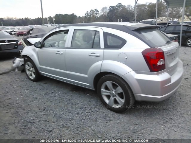 1B3CB3HA3AD566302 - 2010 DODGE CALIBER MAINSTREET SILVER photo 3