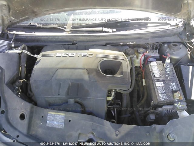 1G1ZA5EB1AF107223 - 2010 CHEVROLET MALIBU LS 灰色 照片 10