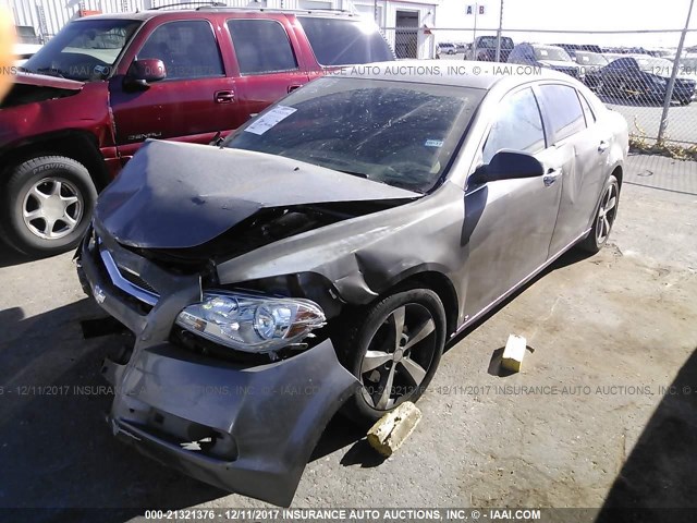 1G1ZA5EB1AF107223 - 2010 CHEVROLET MALIBU LS 灰色 照片 2