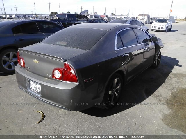1G1ZA5EB1AF107223 - 2010 CHEVROLET MALIBU LS 灰色 照片 4