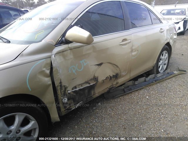4T1BF3EK9BU124651 - 2011 TOYOTA CAMRY SE/LE/XLE GOLD photo 6
