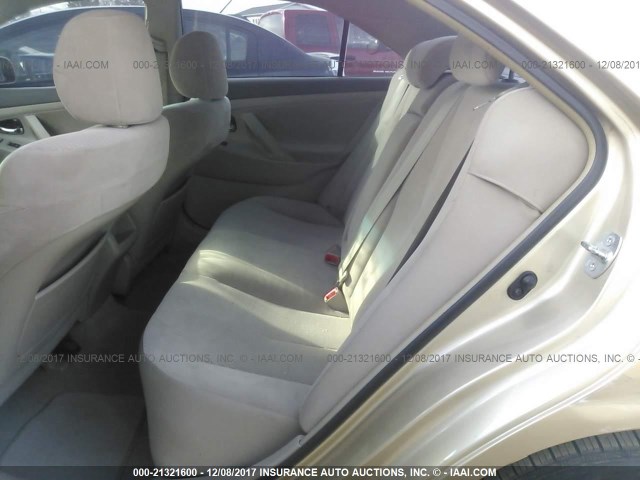 4T1BF3EK9BU124651 - 2011 TOYOTA CAMRY SE/LE/XLE GOLD photo 8