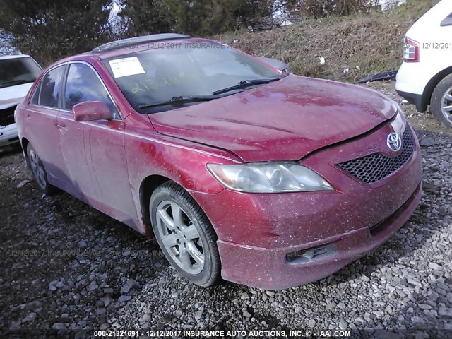 4T1BE46K28U222887 - 2008 TOYOTA CAMRY CE/LE/XLE/SE RED photo 1