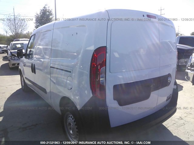 ZFBERFAB2H6D35581 - 2017 RAM PROMASTER CITY  WHITE photo 3