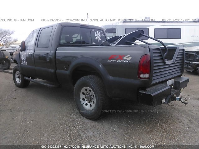 1FTSW21P37EA16690 - 2007 FORD F250 SUPER DUTY BLACK photo 3