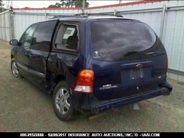 2FMZA52441BB29162 - 2001 FORD WINDSTAR SE BLUE photo 3