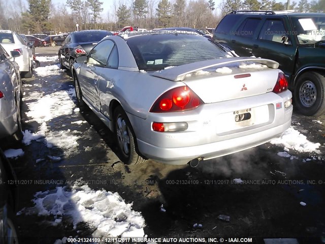 4A3AC54L5YE038333 - 2000 MITSUBISHI ECLIPSE GT SILVER photo 3