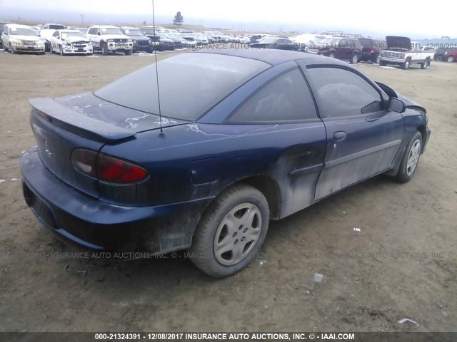 1G1JS124927141205 - 2002 CHEVROLET CAVALIER LS Dark Blue photo 4