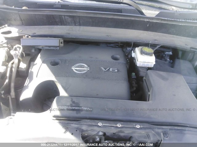 5N1AR2MM1EC723344 - 2014 NISSAN PATHFINDER S/SV/SL/PLATINUM 棕色 照片 10