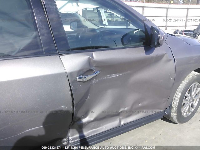 5N1AR2MM1EC723344 - 2014 NISSAN PATHFINDER S/SV/SL/PLATINUM 棕色 照片 6