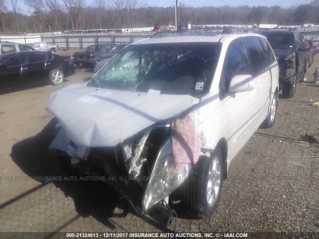 5TDZA22C75S292354 - 2005 TOYOTA SIENNA XLE/XLE LIMITED WHITE photo 2