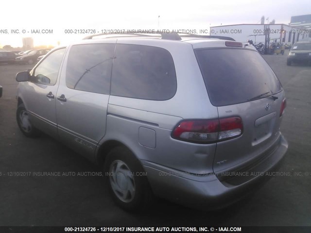 4T3ZF13C11U383204 - 2001 TOYOTA SIENNA LE/XLE TAN photo 3