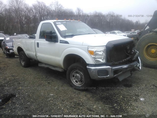 1FTBF2B62BEA92142 - 2011 FORD F250 SUPER DUTY WHITE photo 1