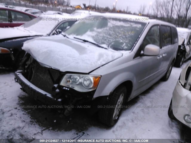 2A8HR54P18R678697 - 2008 CHRYSLER TOWN & COUNTRY TOURING SILVER photo 2