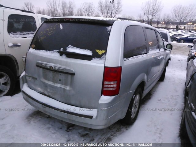 2A8HR54P18R678697 - 2008 CHRYSLER TOWN & COUNTRY TOURING SILVER photo 4