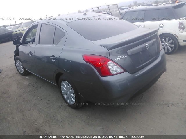 3N1CN7AP4HL818478 - 2017 NISSAN VERSA S/S PLUS/SV/SL GRAY photo 3